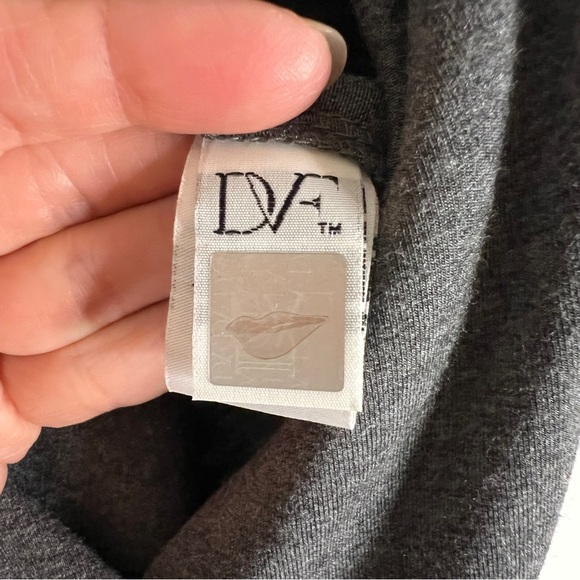 Diane Von Furstenberg New Julian Two Gray Wrap Dress - Picture 11 of 16